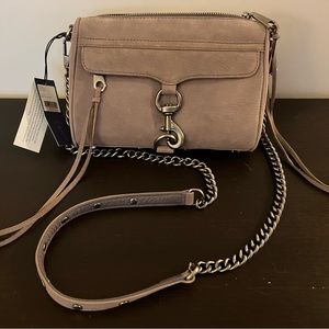 Rebecca Minkoff Mini MAC Crossbody, Suede Lavender